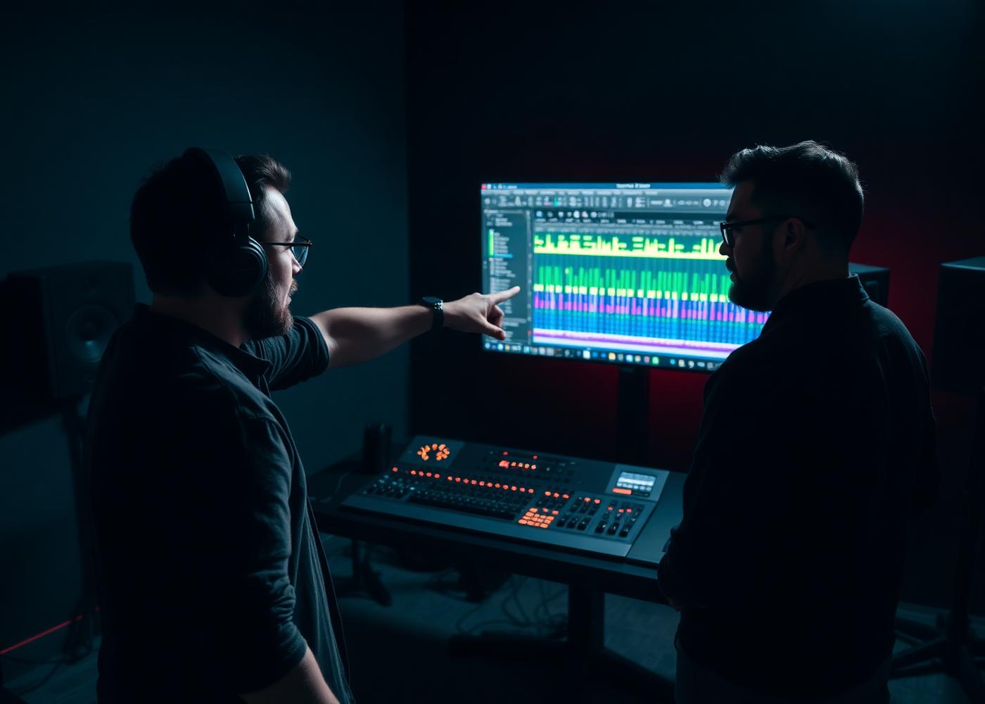 Coaching sessie met een producer
